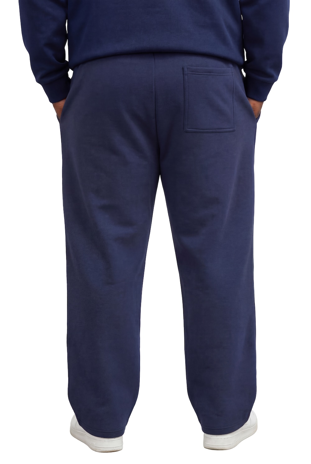 Stora storlekar Mjukisbyxa, Her, blå, storlek: 6XL, Polyester/Bomull, STHUGE