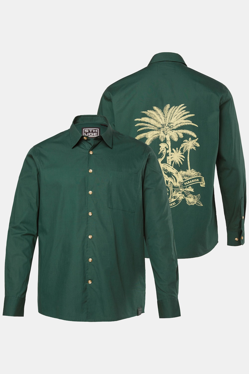 Chemise STHUGE, imprimé dans le dos - jusqu'au 8 XL
