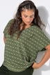 Blusenshirt, oversized, Rauten