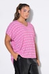 Blusenshirt, oversized, Rauten