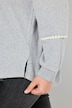 Sweatshirt, siernaden, oversized, V-hals, lange mouwen