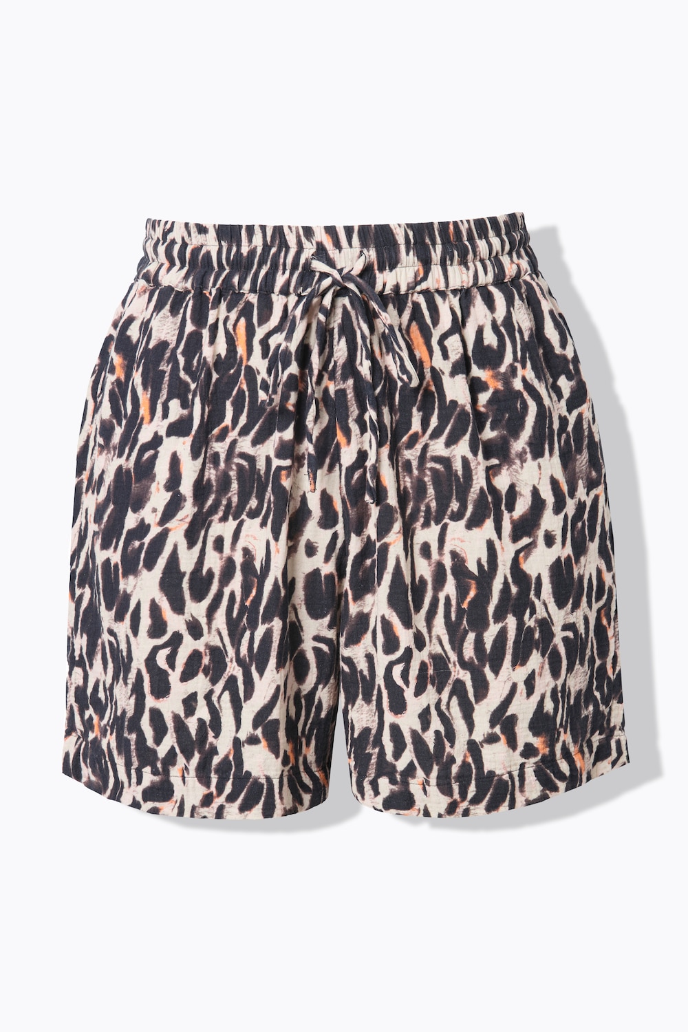 Stora storlekar Shorts, Dam, beige, storlek: 56, Bomull, Studio Untold