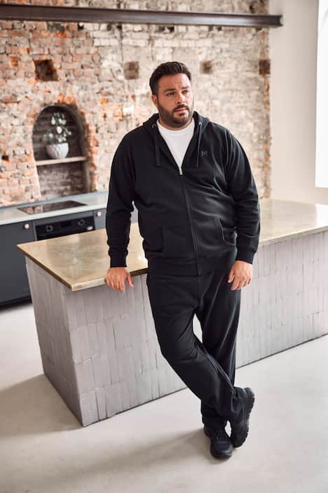 Men+ Jogginganzug, Zweiteiler, Kapuzenjacke, bis 8 XL