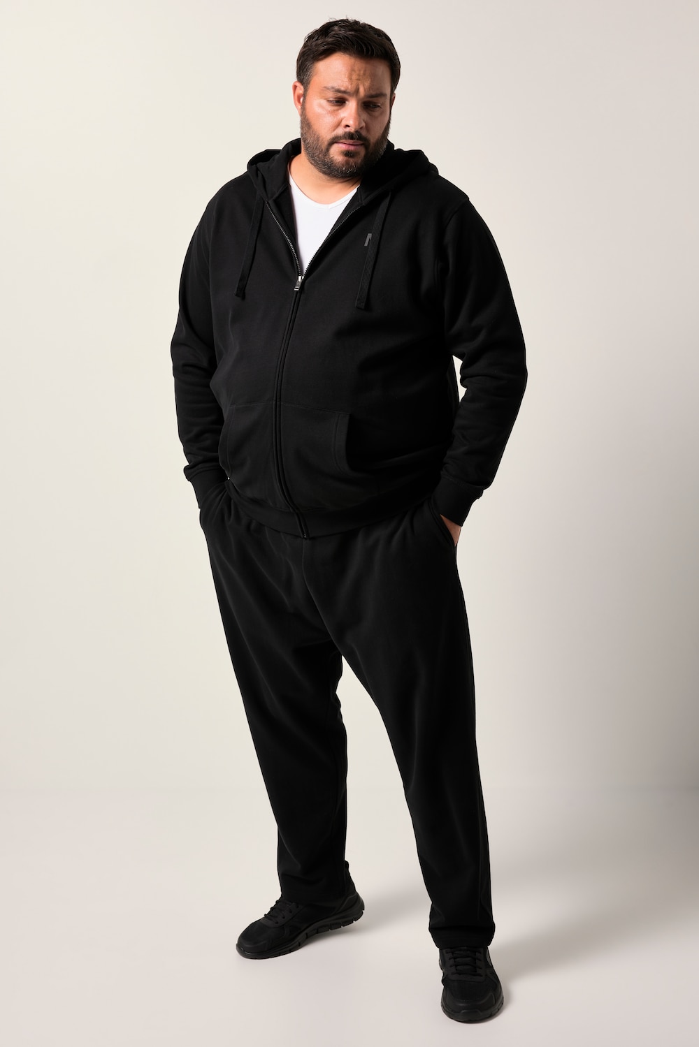Men+ Jogginganzug, Zweiteiler, Kapuzenjacke, bis 8 XL
