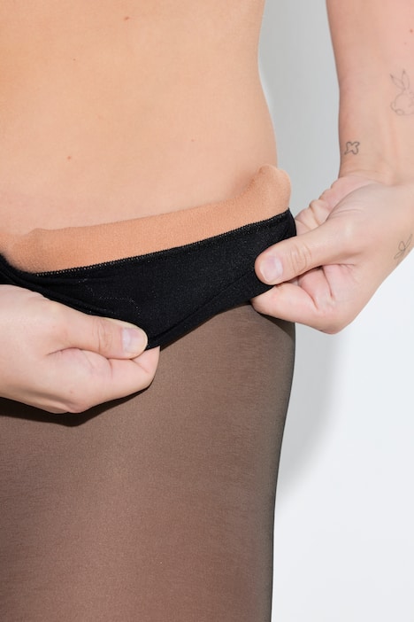 Thermo-Strumpfhose, Fleece-Innenseite, breiter Bund