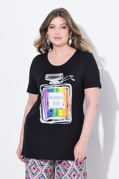 T-Shirt, A-Linie, Flakon-Motiv