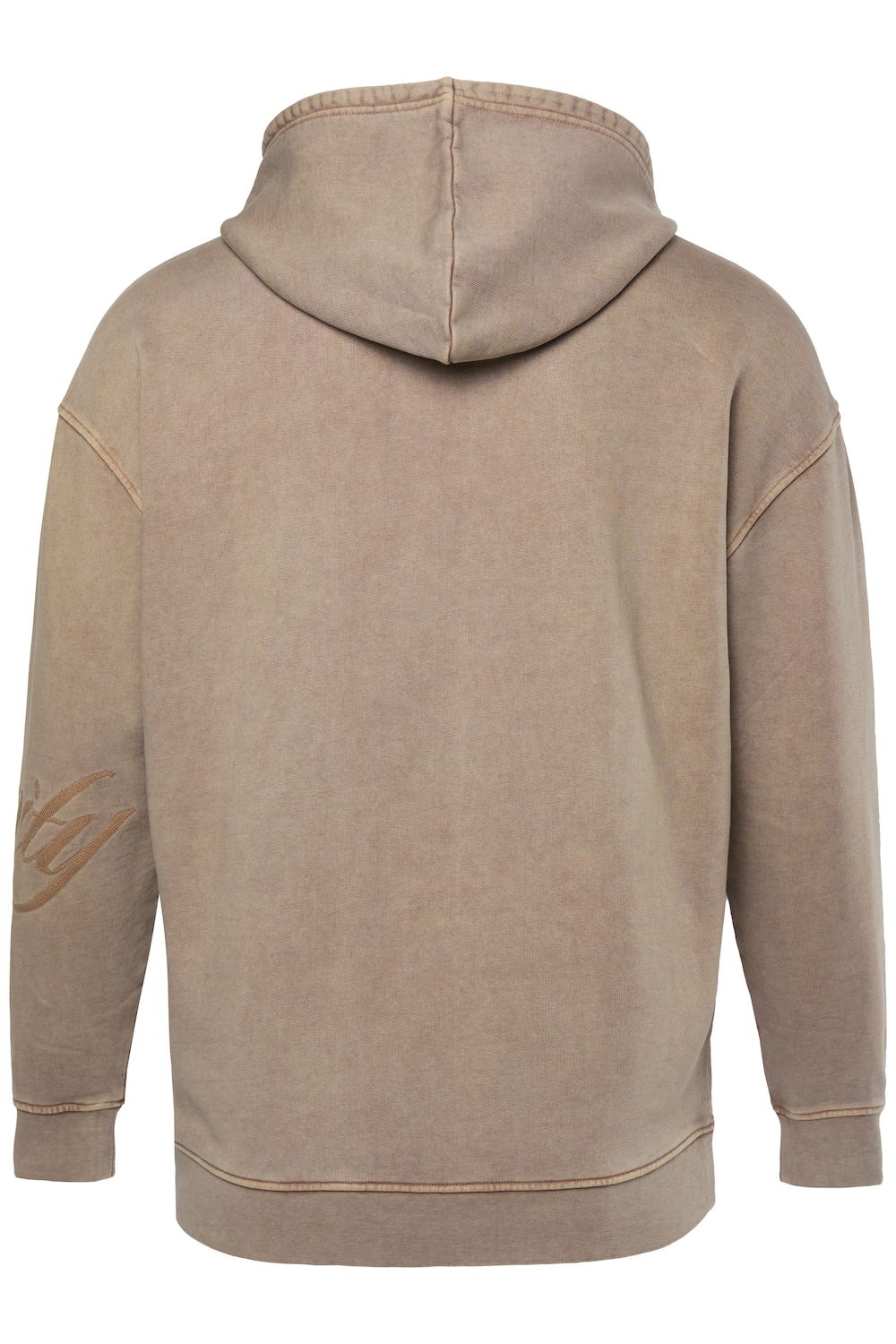 Stora storlekar Hoodie, Her, brun, storlek: 3XL, Bomull, STHUGE