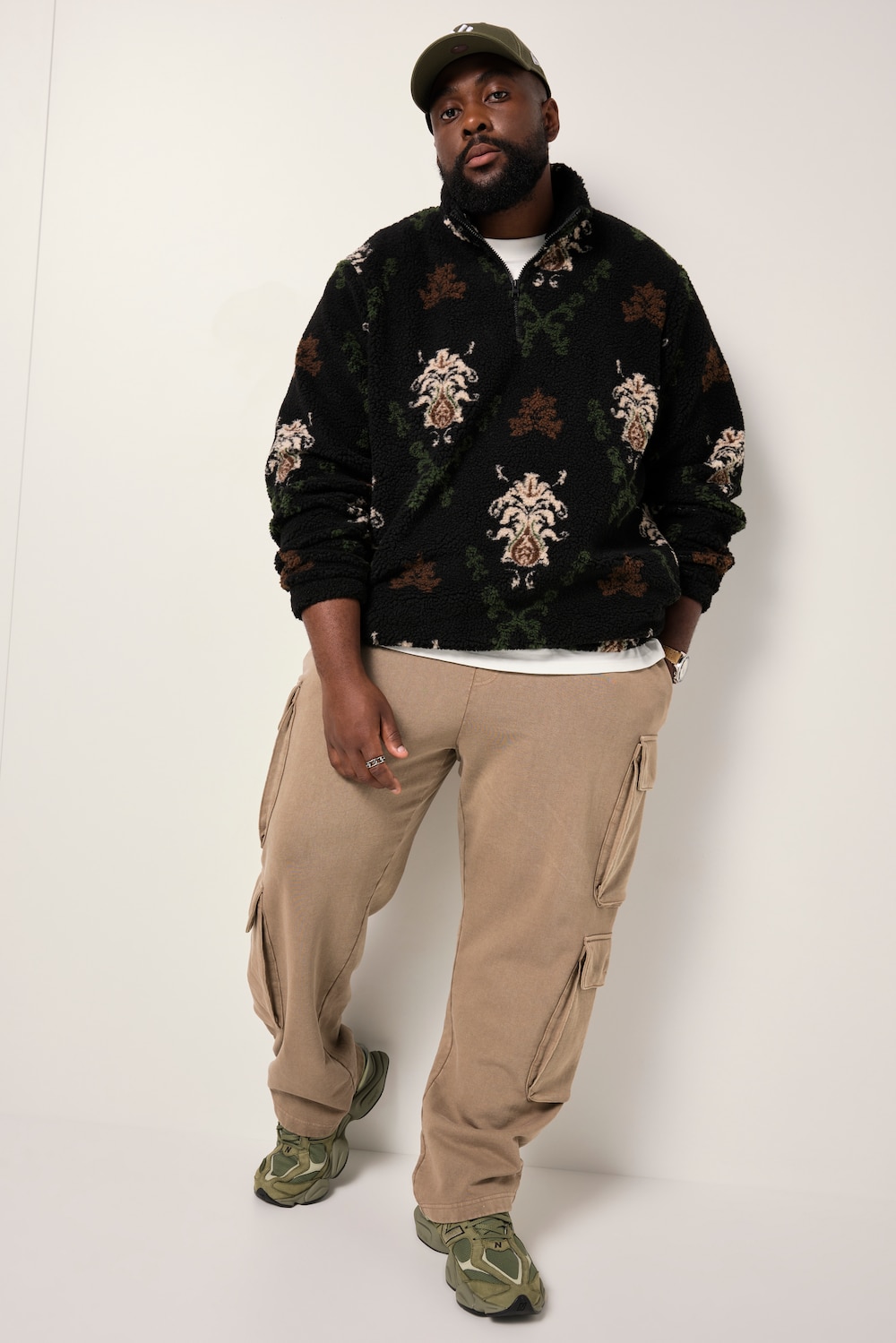 Stora storlekar Tröja, Her, svart, storlek: 5XL, Polyester, STHUGE