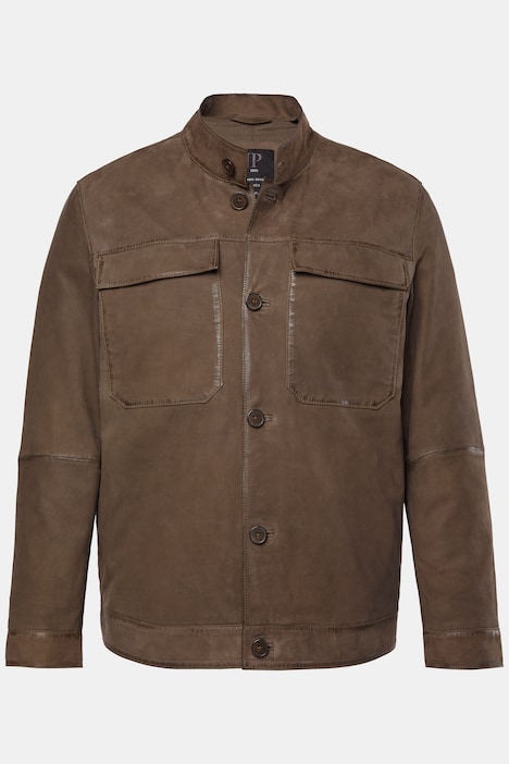 JP1880 Lederjacke, Leder, Lammvelours, bis 7XL