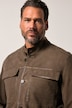 JP1880 leren jas, leer, lamsvelours, tot 7XL
