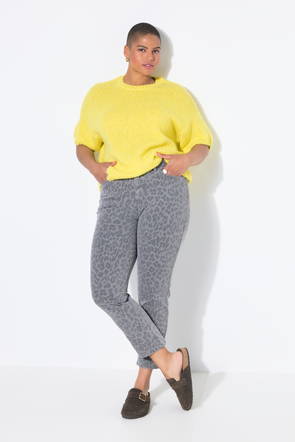 Mom jeans, leo, 5-pocket
