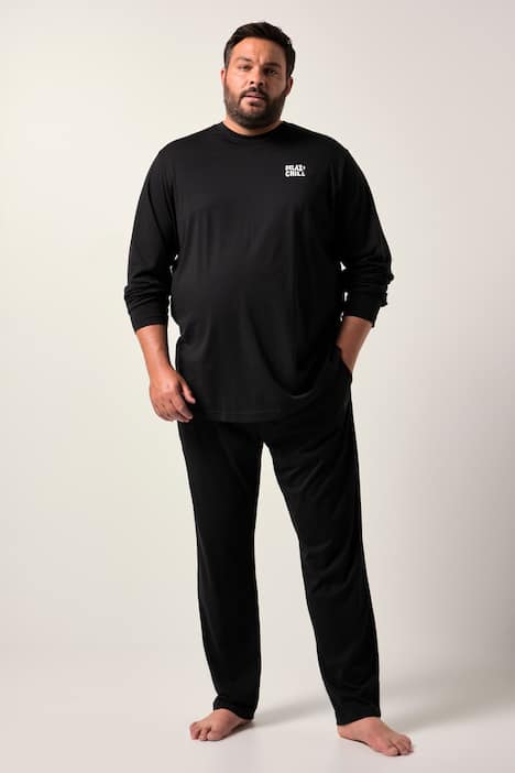 Men+ Schlafanzug FLEXLASTIC®, Zweiteiler, Alloverprint, bis 8 XL