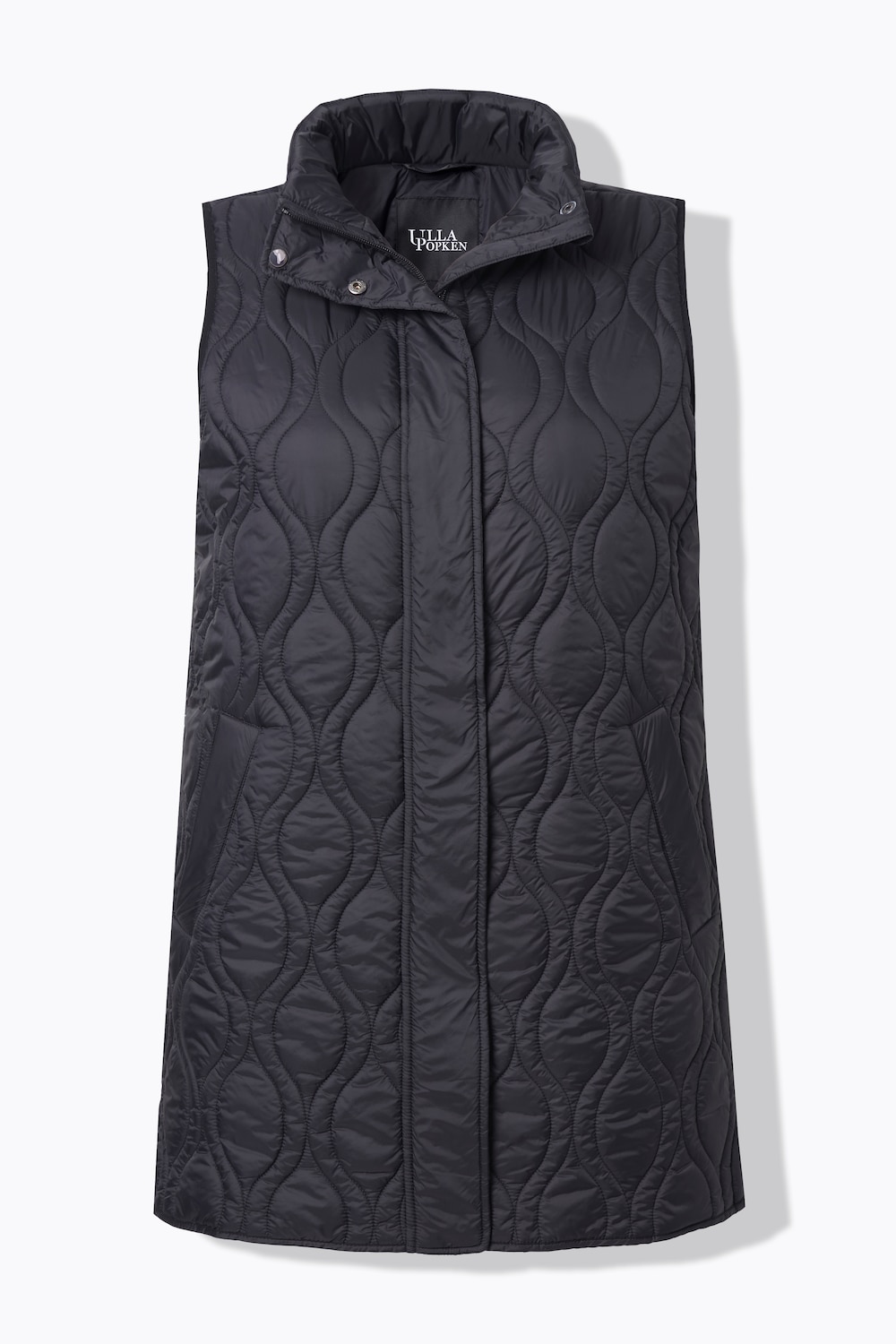 Stora storlekar HYPRAR Quiltad väst, Dam, svart, storlek: 50/52, Polyester/Syntetfibrer, Ulla Popken