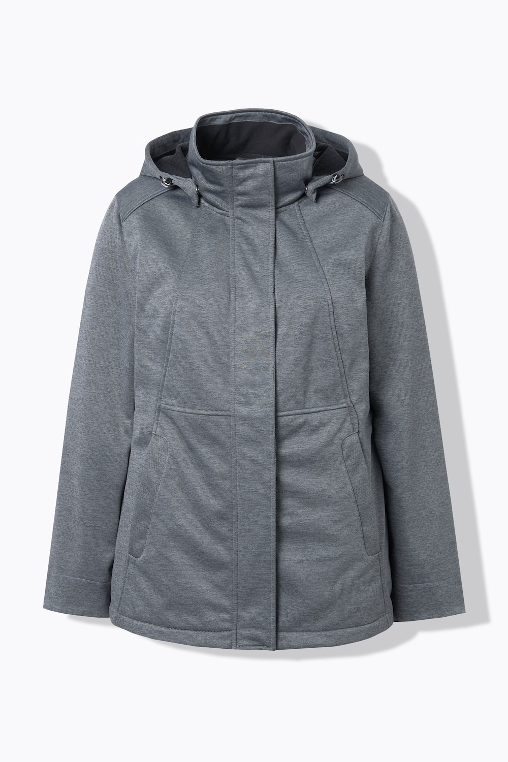 Stora storlekar HYPRAR Softshelljacka, Dam, grå, storlek: 46/48, Polyester, Ulla Popken
