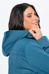 HYPRAR softshell-jakke, vandtæt, hætte, 2-vejs lynlås
