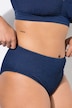 Bikini-Slip, HighWaist, feine Struktur