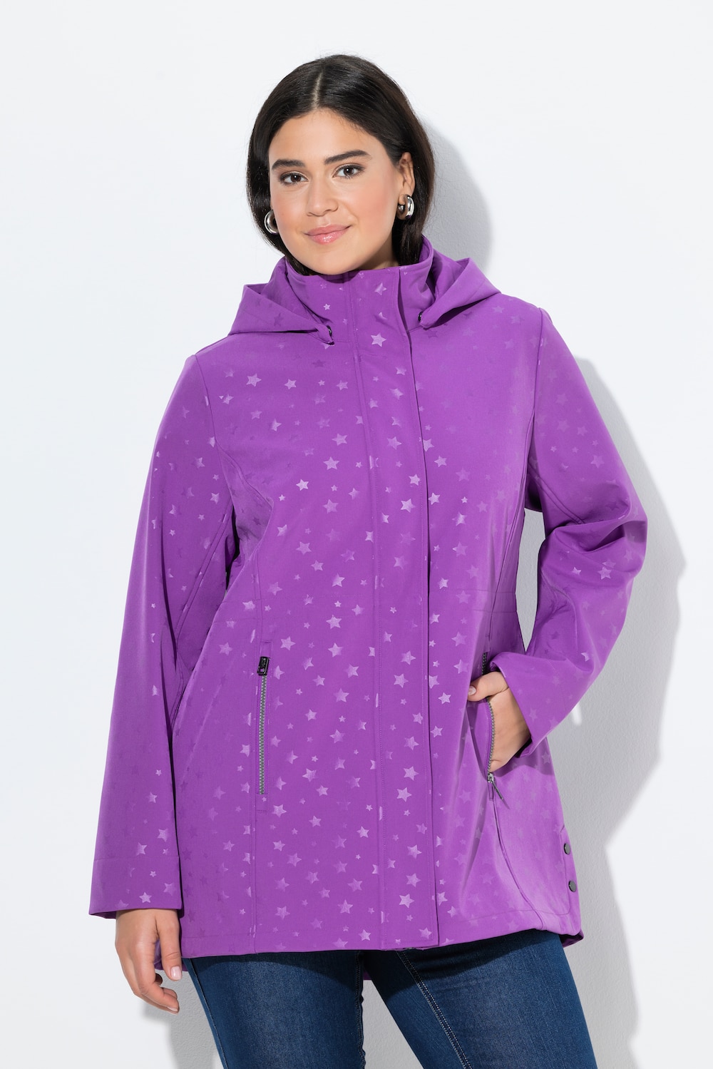 Große Größen HYPRAR Softshelljacke, Damen, rosa, Größe: 58/60, Polyester, Ulla Popken