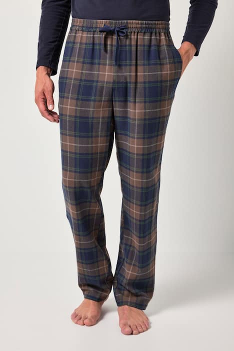 Pantalon de pyjama JP 1880, flanelle à carreaux, collection Homewear - jusqu'au 8 XL
