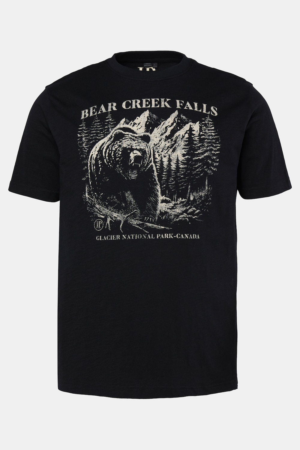 T-shirt, korte mouwen, borstprint, tot 8XL