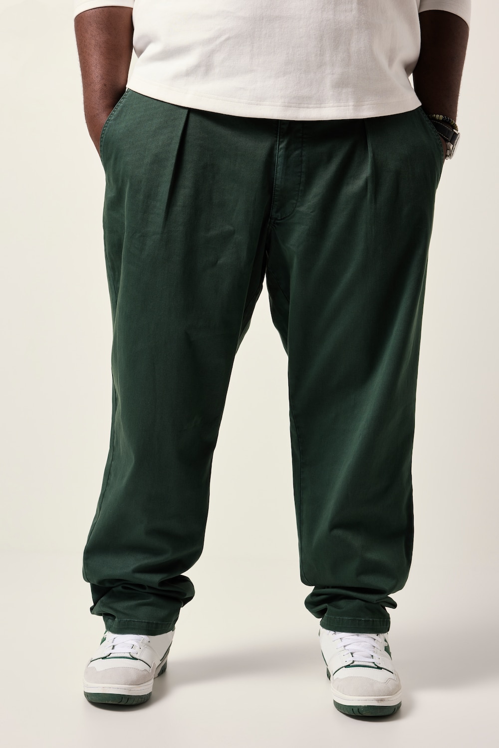 STHUGE Chino, Color-Twill, tapered Baggy Fit, bis 72