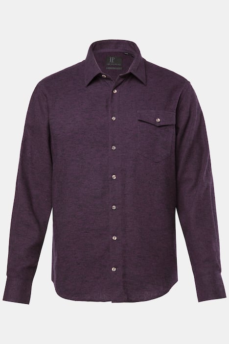 JP1880 Flanellhemd, Langarm, Kentkragen, Modern Fit, bis 8 XL