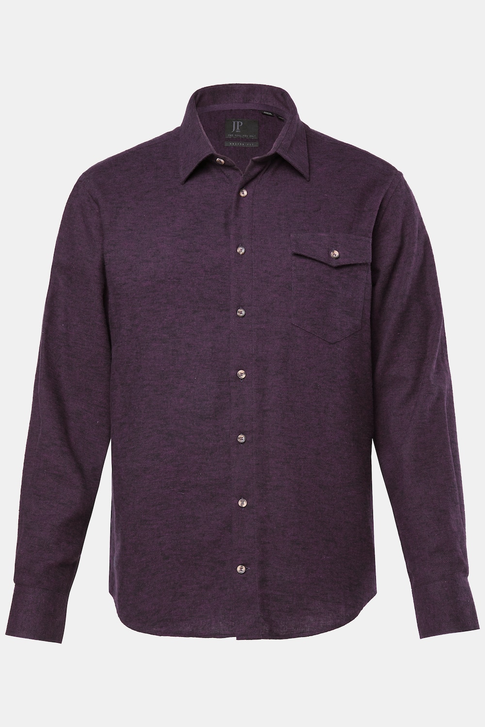 JP1880 Flanellhemd, Langarm, Kentkragen, Modern Fit, bis 8 XL