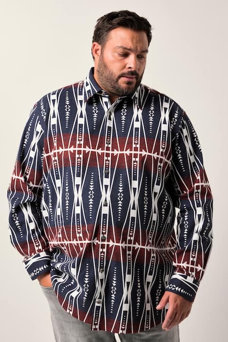 Men+ Flanellhemd, Langarm, Kentkragen, Comfort Fit, bis 8 XL