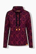 Shirt, Langarm, Stehkragen, Allover-Print