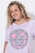 T-Shirt, A-Linie, Leo/Neon Smiley