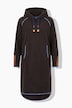 Teddy-Kleid, Langarm, Kapuze