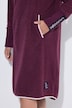 Teddy-Kleid, Langarm, Kapuze