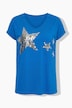 T-Shirt, Komfort Fit, Pailletten-Sternen