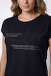 Shirtkleid, A-Linie, Jersey, Glitzer-Schriftzug