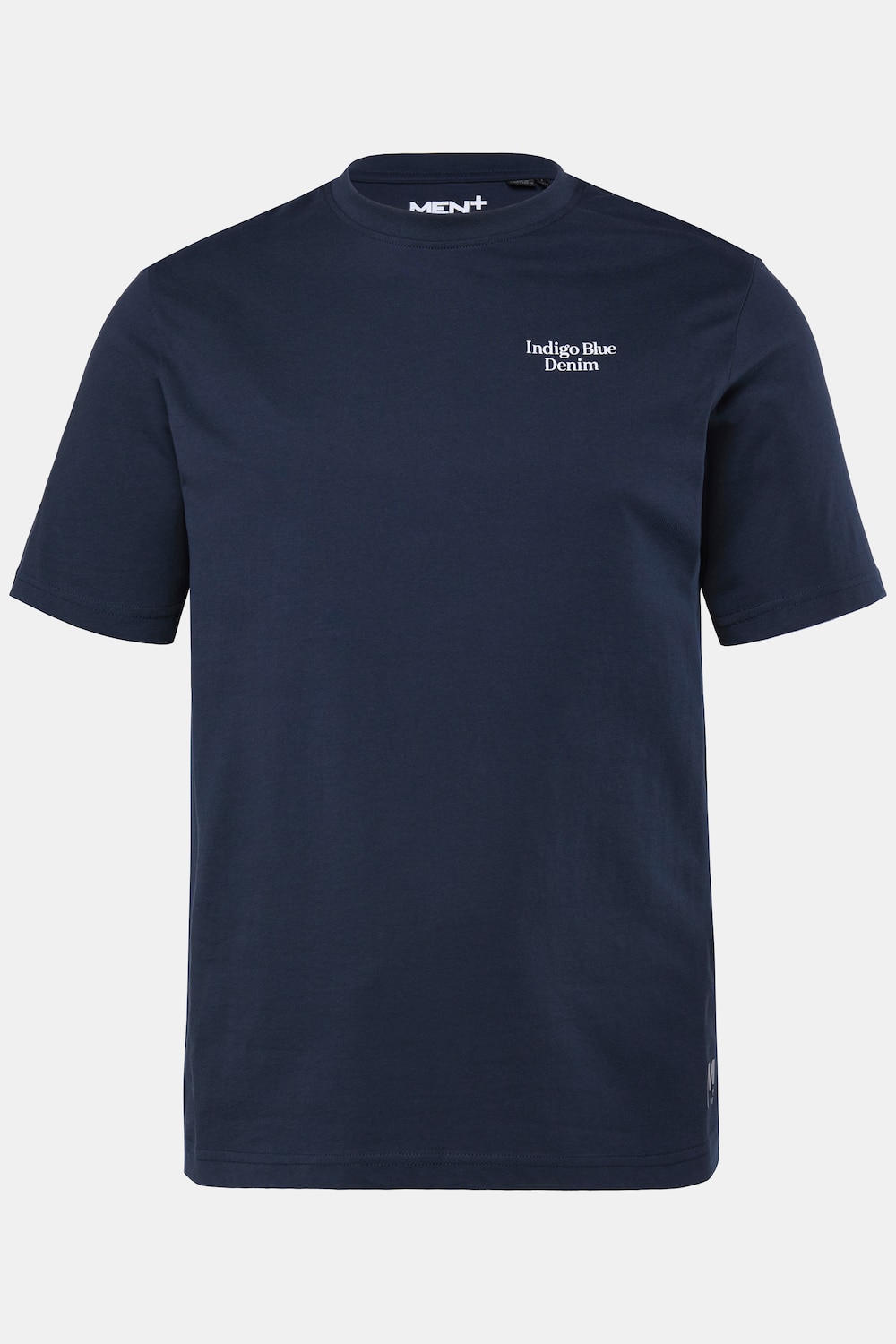 Men+ T-shirt, korte ærmer, print på ryggen, op til 8XL