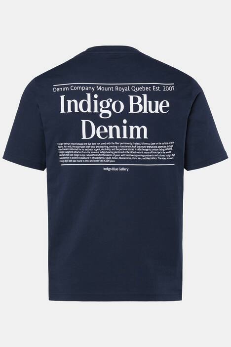 Men+ T-shirt, korte mouw, rugprint, tot 8XL