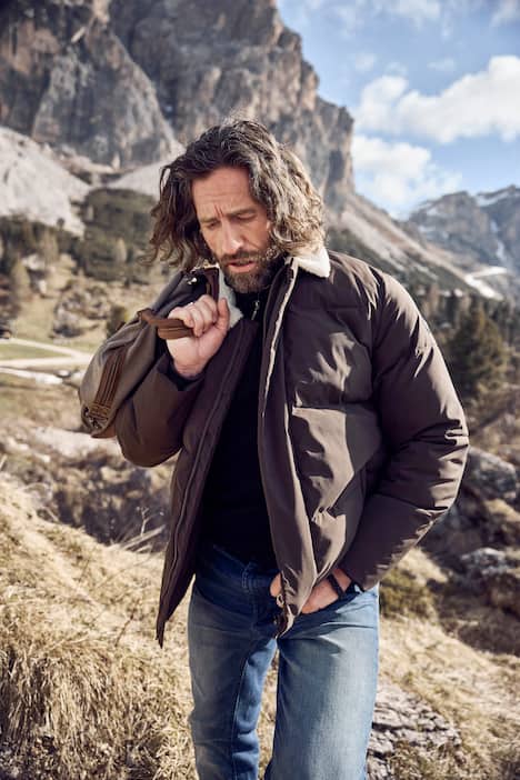 JP1880 Jacke, Teddykragen, warmes Futter, Zipptaschen, bis 7 XL