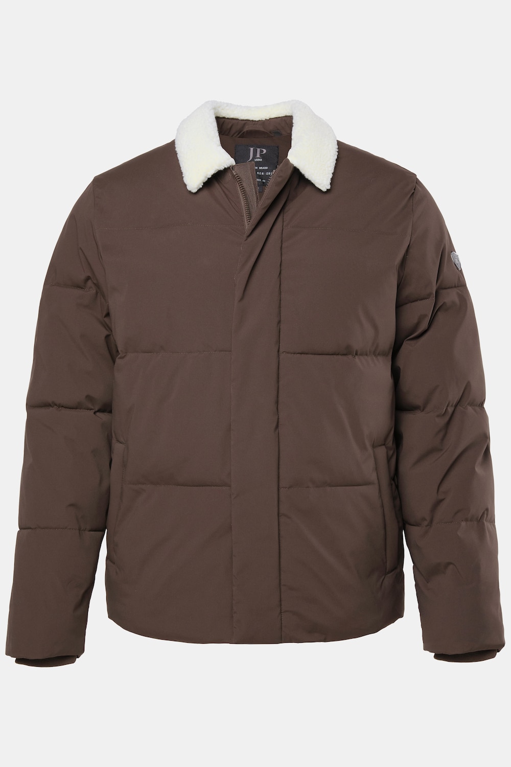 JP1880 Jacke, Teddykragen, warmes Futter, Zipptaschen, bis 7 XL