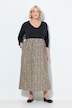 Jerseykleid, A-Linie, V-Ausschnitt, 3/4-Arm