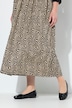 Jerseykleid, A-Linie, V-Ausschnitt, 3/4-Arm