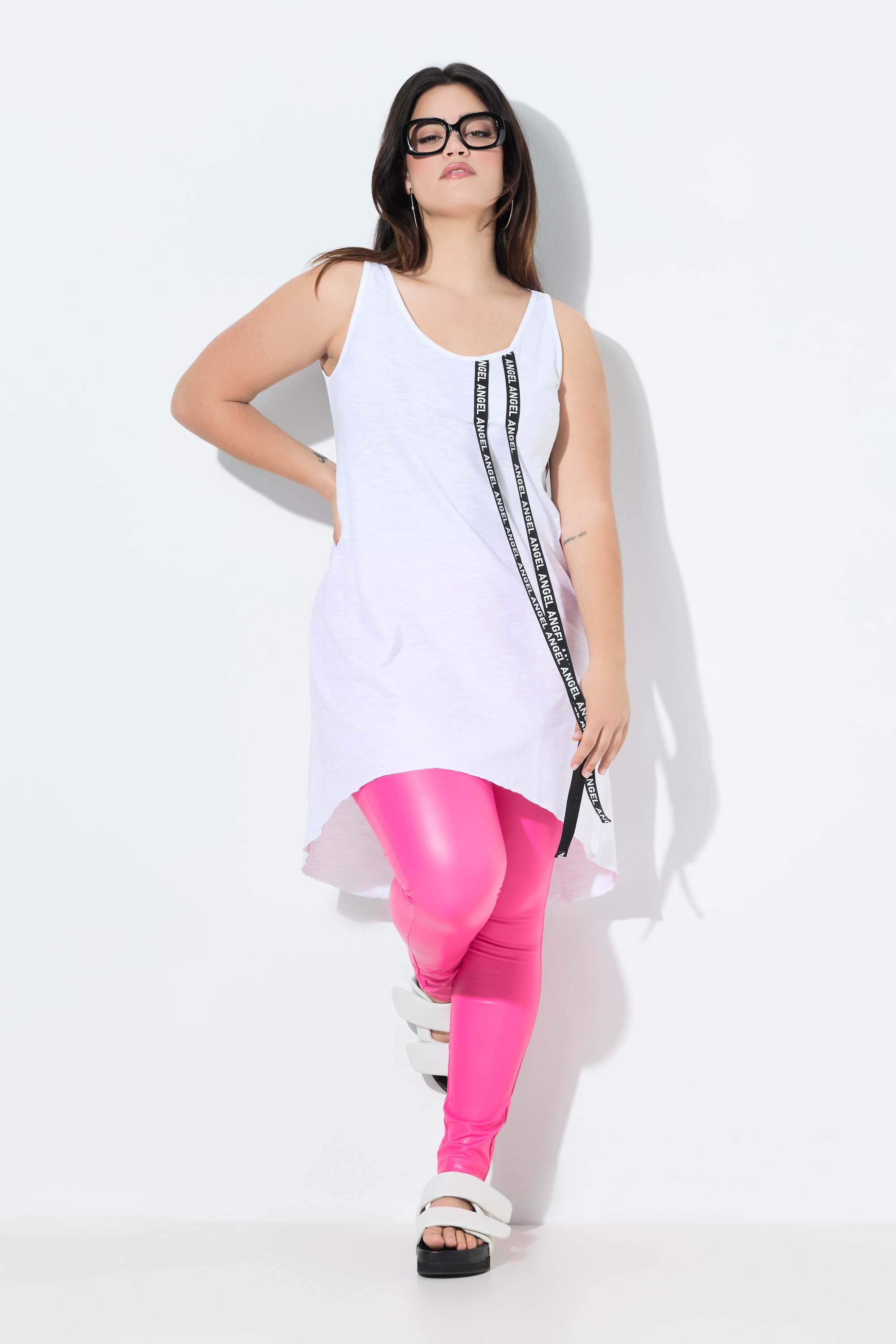 Angel of Style Damen große Größen Longtop A Linie Angel Zierbänder 842522