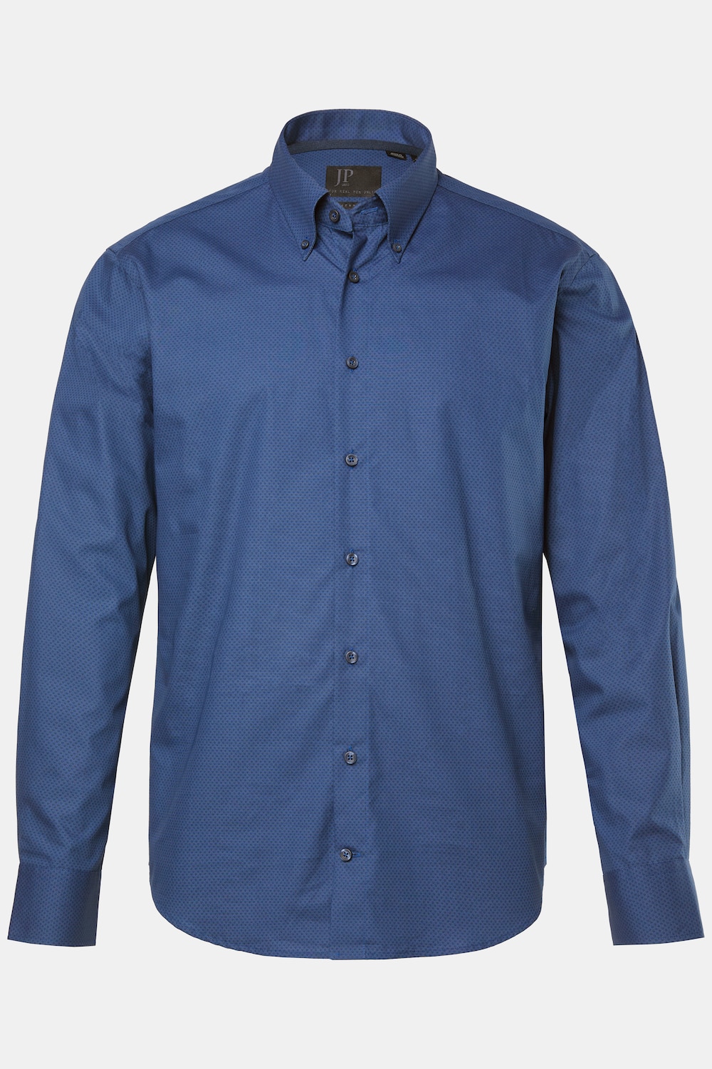 JP1880 Hemd, Langarm, Minimal-Print, Buttondown-Kragen, Modern Fit, bis 8 XL