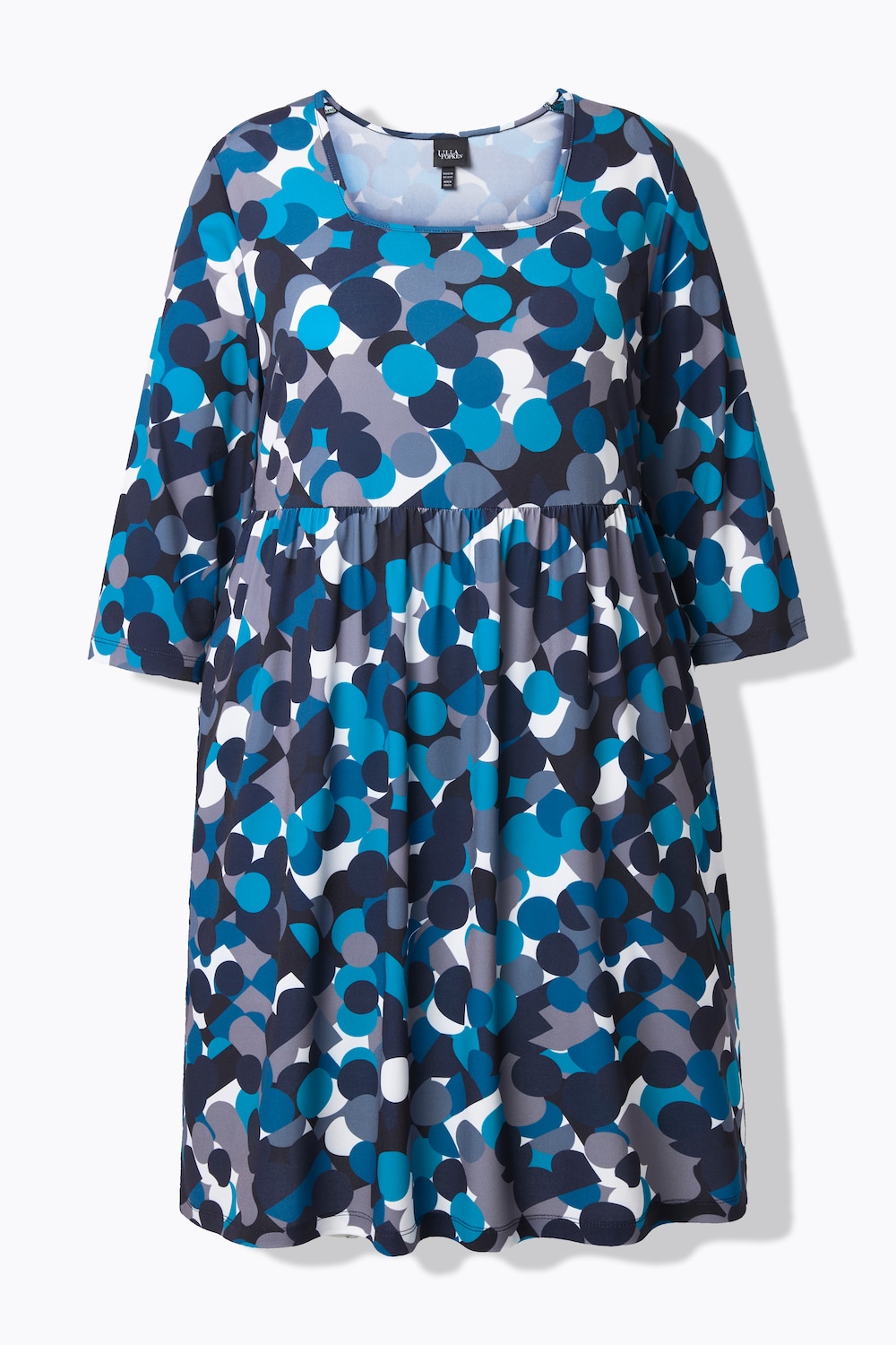 Stora storlekar Lång topp, Dam, svart, storlek: 54/56, Polyester, Ulla Popken
