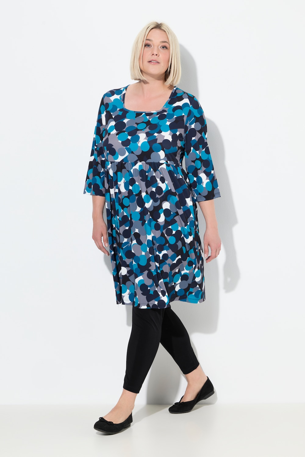 Große Größen Longshirt, Damen, schwarz, Größe: 62/64, Polyester, Ulla Popken