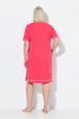 Bigshirt, print, V-hals, korte mouw