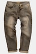 STHUGE Jeans, Brown Denim, 5-Pocket, Baggy Fit, bis 72