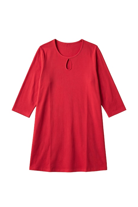 Dlouhé tričko, A střih, kulatý výstřih, 3/4 rukávy