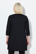 Longshirt, A-Linie, Tunika-Ausschnitt, 3/4-Arm