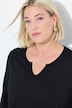 Longshirt, A-Linie, Tunika-Ausschnitt, 3/4-Arm
