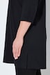 Longshirt, A-Linie, Tunika-Ausschnitt, 3/4-Arm