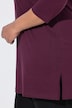 Longshirt, A-Linie, Tunika-Ausschnitt, 3/4-Arm